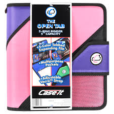 Case It Open Tab  3 Ring Binder
